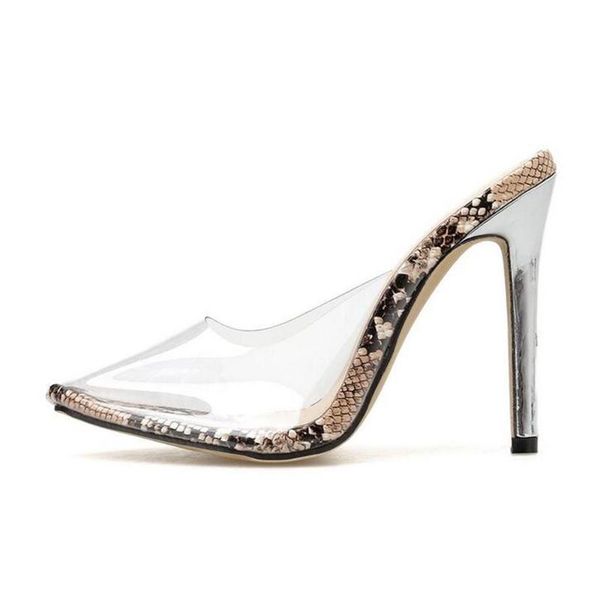 miulamiula summer women sandals high heel slippers snake pattern pvc transparent shoes cute sweetheart woman, Black
miulamiula summer women sandals high heel slippers snake pattern pvc transparent shoes cute sweetheart woman, Black