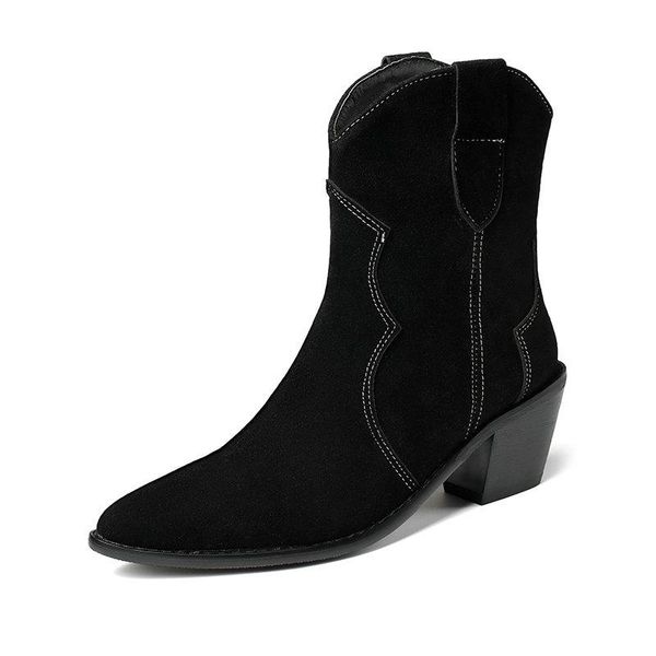 boots 2021 women flock fashion casual pointed toe ankle square high heel party shoes autumn winter warm size 34-43, Black
boots 2021 women flock fashion casual pointed toe ankle square high heel party shoes autumn winter warm size 34-43, Black