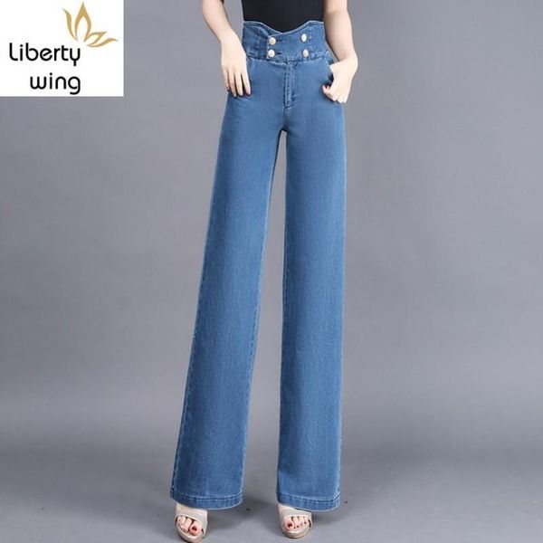 women's jeans fashion denim wide leg pants women spring summer high waist loose straight casual trousers female solid office lady baggy, Blue
women's jeans fashion denim wide leg pants women spring summer high waist loose straight casual trousers female solid office lady baggy, Blue