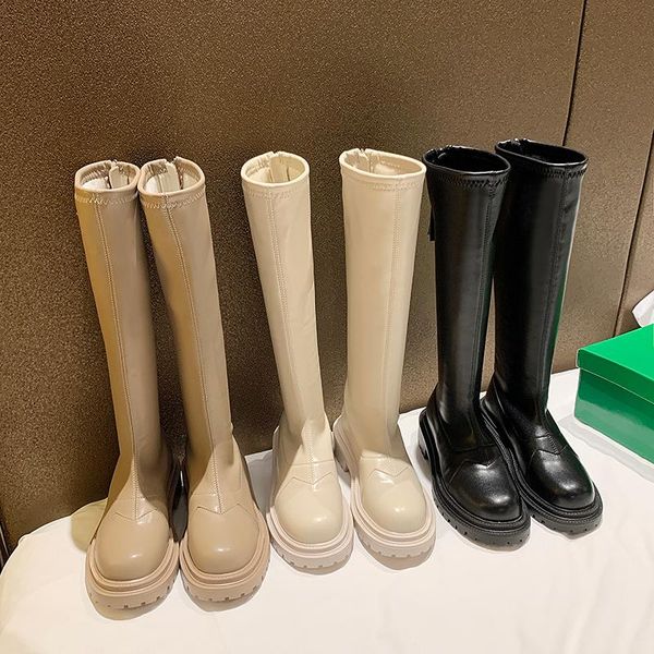 boots brand women's shoes boots-women round toe thigh high heels fashion ladies med 2021 over-the-knee rubber fl, Black
boots brand women's shoes boots-women round toe thigh high heels fashion ladies med 2021 over-the-knee rubber fl, Black