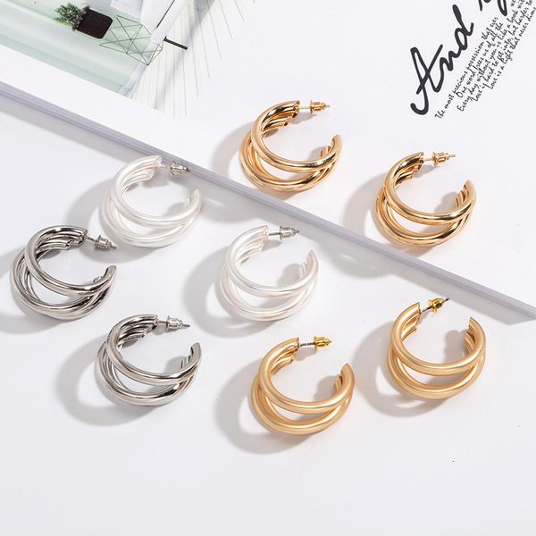 korean east gate temperament earrings female song hye kyo same metal simple circle versatile, Silver
korean east gate temperament earrings female song hye kyo same metal simple circle versatile, Silver