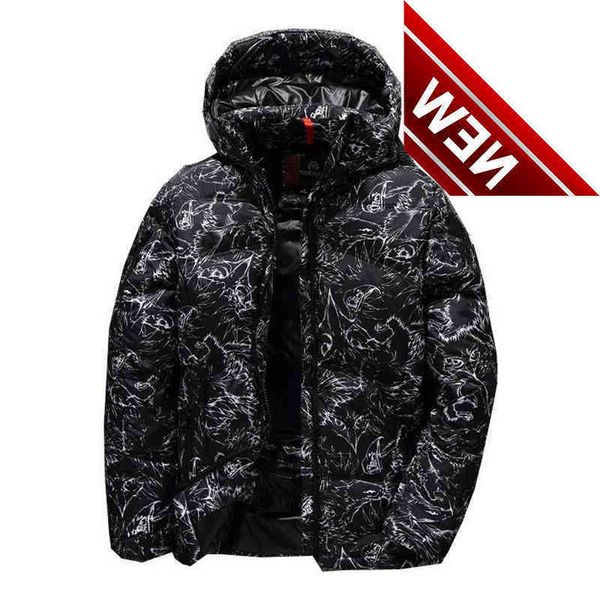 2021 winter new men's brand down jacket fashion casual thick hooded warm graffiti white duck coat male clothes, Black
2021 winter new men's brand down jacket fashion casual thick hooded warm graffiti white duck coat male clothes, Black