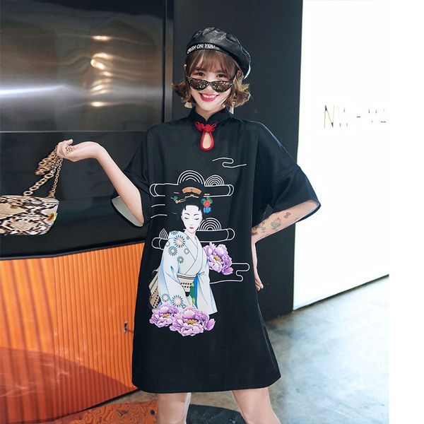 black ao dai oriental dress girl short cheongsam chinese dress qipao robe vintage femme gothic clothes woman ao dai dress 10268, Red
black ao dai oriental dress girl short cheongsam chinese dress qipao robe vintage femme gothic clothes woman ao dai dress 10268, Red
