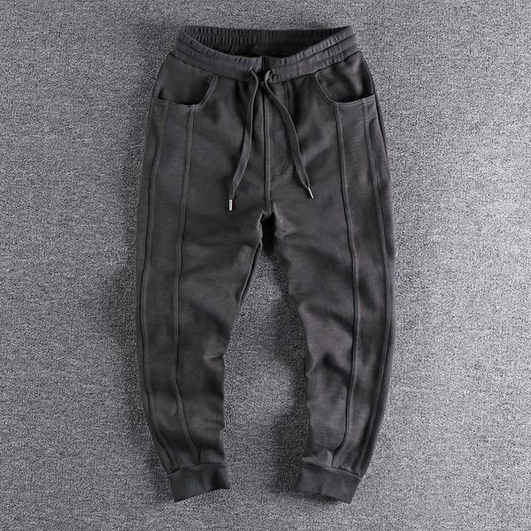 men's pants 2021 terry thick sense of substance simple youth sports leggings casual causal trouser 279, Black
men's pants 2021 terry thick sense of substance simple youth sports leggings casual causal trouser 279, Black
