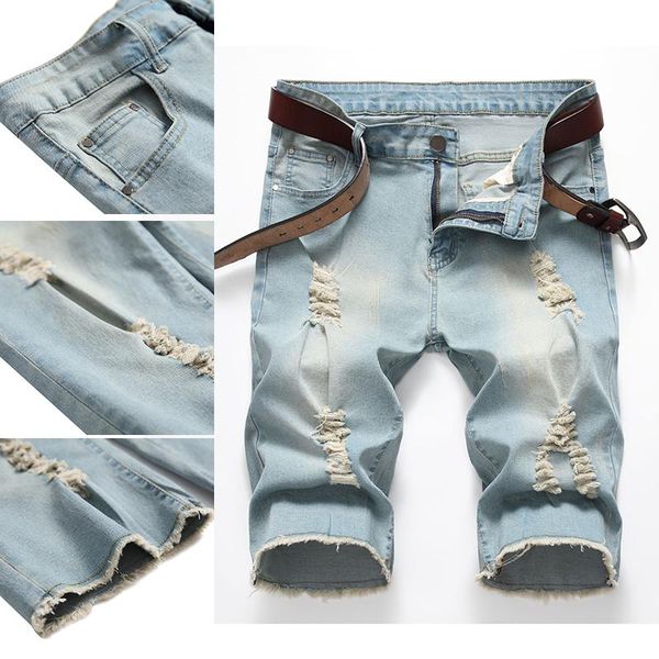 men's jeans loose denim shorts light blue multi-pocket short color ripped hole design summer casual
men's jeans loose denim shorts light blue multi-pocket short color ripped hole design summer casual