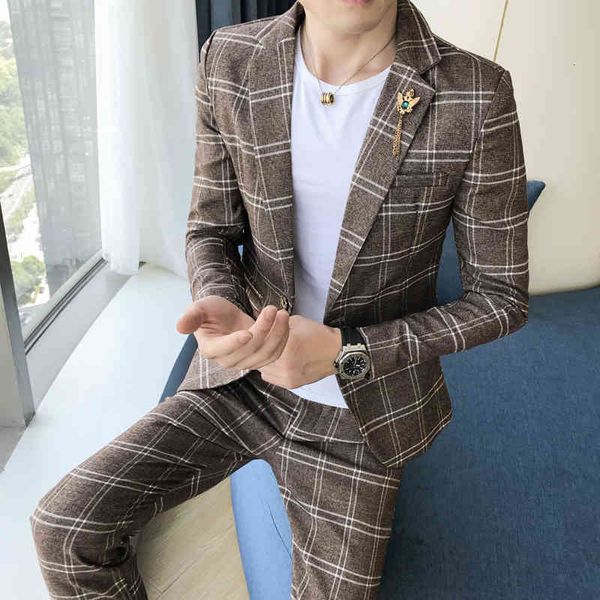 men's suits & blazers british style plaid two-piece suit (jacket + pants) blazer / men slim 2 sets, White;black
men's suits & blazers british style plaid two-piece suit (jacket + pants) blazer / men slim 2 sets, White;black