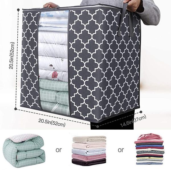 non woven fabric quilt blankets storage bag large capacity dirty clothes collecting bags with clear window clothing organizer & wardrobe
non woven fabric quilt blankets storage bag large capacity dirty clothes collecting bags with clear window clothing organizer & wardrobe