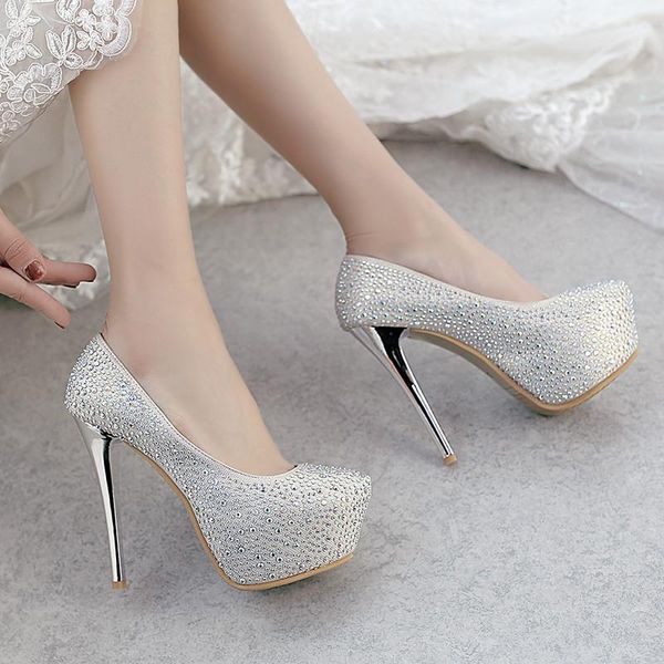 size 45 womens high heel shoes party wedding bridal platform extreme heels ladies gold silver pumps woman dress, Black
size 45 womens high heel shoes party wedding bridal platform extreme heels ladies gold silver pumps woman dress, Black