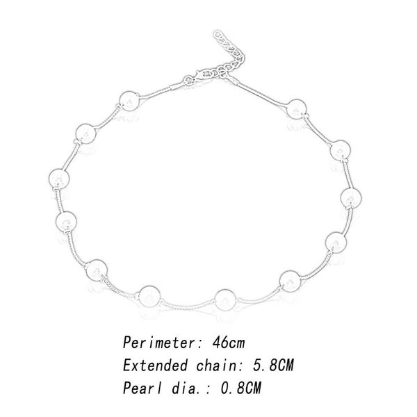 chains beautiful simulated 12 pearl beads exquisite good gift necklace fashion choker necklaces for women all-match, Silver
chains beautiful simulated 12 pearl beads exquisite good gift necklace fashion choker necklaces for women all-match, Silver