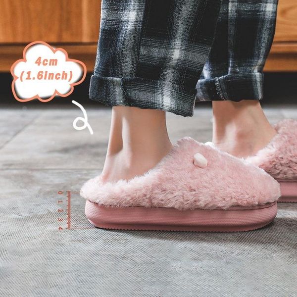 slippers couples autumn winter furry indoor warm for home kawaii plush lovers platform shoes big size 45 men, Black
slippers couples autumn winter furry indoor warm for home kawaii plush lovers platform shoes big size 45 men, Black