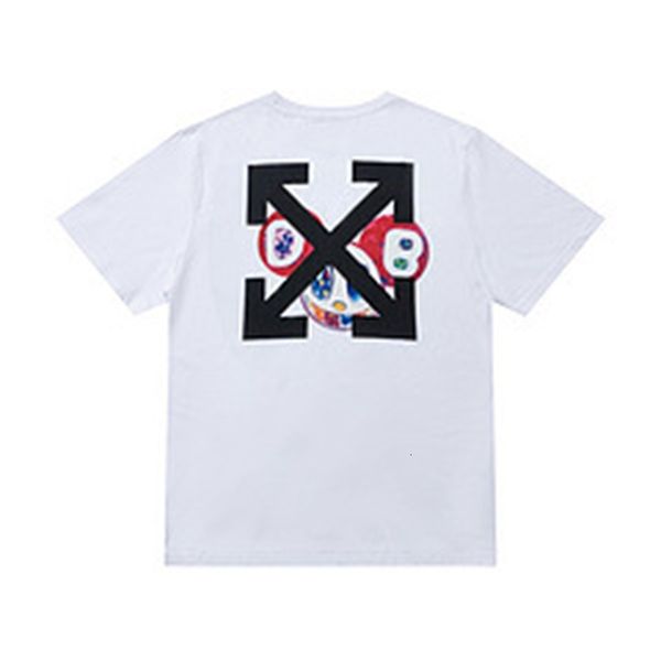 tide brand off-white2021 new style back cartoon creative arrstyle element men's and women's short sleeve t-shirt, White;black
tide brand off-white2021 new style back cartoon creative arrstyle element men's and women's short sleeve t-shirt, White;black