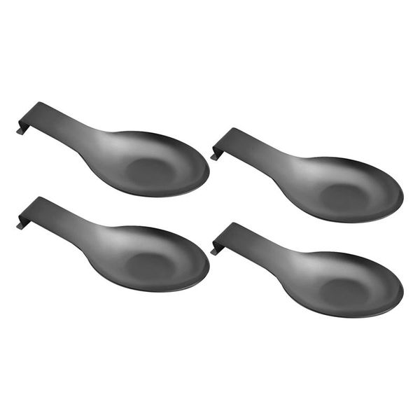 mats & pads 4 pcs stainless steel spoon rest for kitchen counter,spoon holder stove spatula rest,spoon ladle holder,black
mats & pads 4 pcs stainless steel spoon rest for kitchen counter,spoon holder stove spatula rest,spoon ladle holder,black