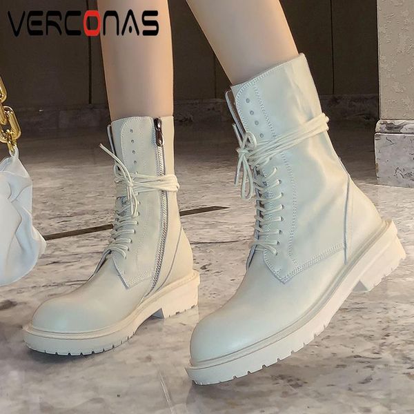 boots verconas fashion motorcycle ankle for women genuine leather shoes woman narrow band autumn winter, Black
boots verconas fashion motorcycle ankle for women genuine leather shoes woman narrow band autumn winter, Black