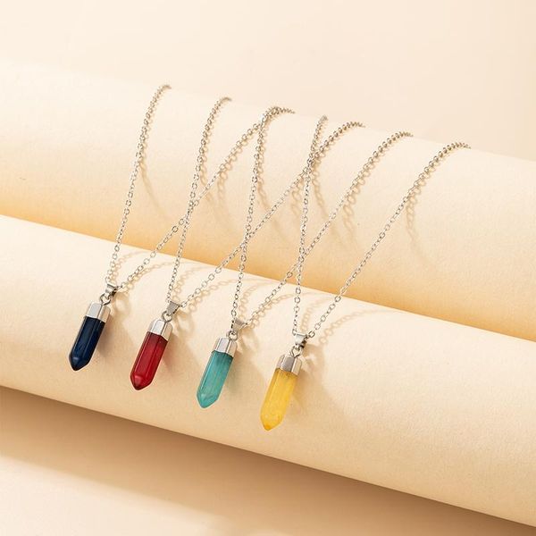 pendant necklaces tocona colorful rhinestone necklace for women men charms silver color chain choker adjustable jewelry 20145-silver 
pendant necklaces tocona colorful rhinestone necklace for women men charms silver color chain choker adjustable jewelry 20145-silver