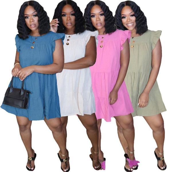 echoine cotton ruffle casual mini dress women cute pleated sleeveless white dresses summer party club outfits blue, Black;gray
echoine cotton ruffle casual mini dress women cute pleated sleeveless white dresses summer party club outfits blue, Black;gray