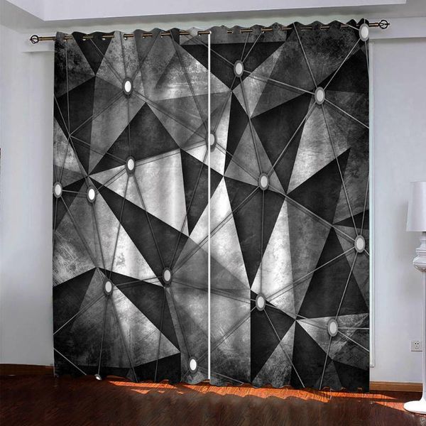 curtain & drapes custom 3d fabric grey geometry curtains for living room bedding el
curtain & drapes custom 3d fabric grey geometry curtains for living room bedding el