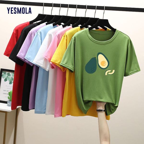 women's t-shirt yesmola women t-shirts printed cute avocado t shirt female tshirt summer 90s graphic cartoon short sleeve for lady casu, White
women's t-shirt yesmola women t-shirts printed cute avocado t shirt female tshirt summer 90s graphic cartoon short sleeve for lady casu, White