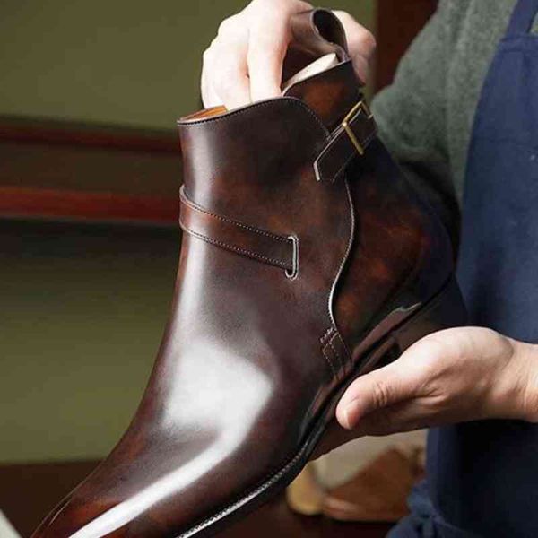 dress shoes calçados masculinos com fivela clássica, feitos à mão em couro artificial, salto baixo, estilo casual e formal, botas da moda, 4, Black
dress shoes calçados masculinos com fivela clássica, feitos à mão em couro artificial, salto baixo, estilo casual e formal, botas da moda, 4, Black