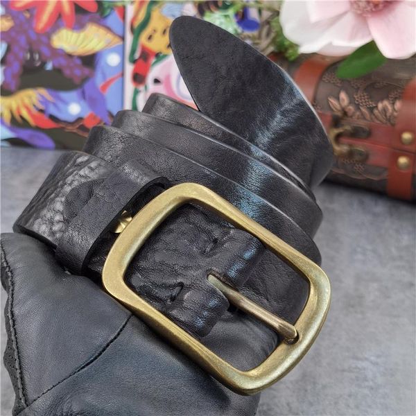 belts retro brass belt buckle super thick leather men ceinture cowboy jeans men's homme waist for mbt0540, Black;brown
belts retro brass belt buckle super thick leather men ceinture cowboy jeans men's homme waist for mbt0540, Black;brown