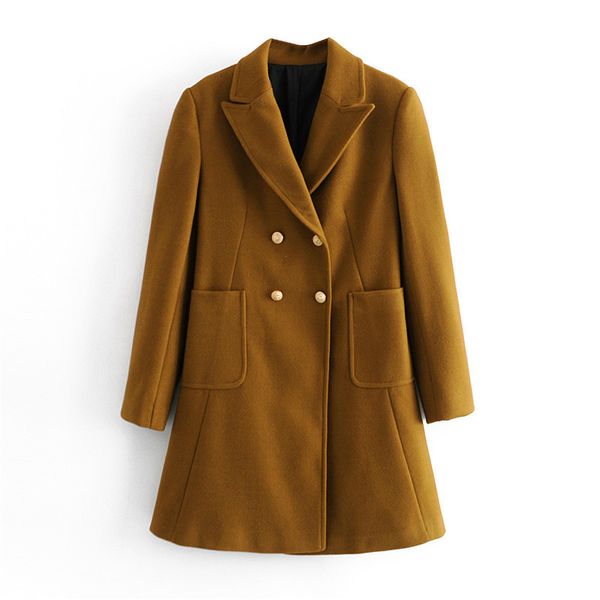 blsqr autumn winter casual solid jacket fashion women wool trench coat office wear ladies causal long overcoat outerwear 210430, Black
blsqr autumn winter casual solid jacket fashion women wool trench coat office wear ladies causal long overcoat outerwear 210430, Black