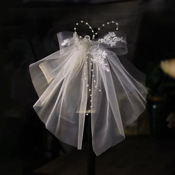 bridal veils simple elegant blusher short veil mesh pearl string headdress for wedding party travel po daily life v666, Black
bridal veils simple elegant blusher short veil mesh pearl string headdress for wedding party travel po daily life v666, Black