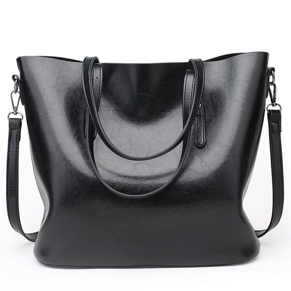 fashion women oil wax large capacity tote casual leather shoulder bag designer luxury handbags purses black
fashion women oil wax large capacity tote casual leather shoulder bag designer luxury handbags purses black