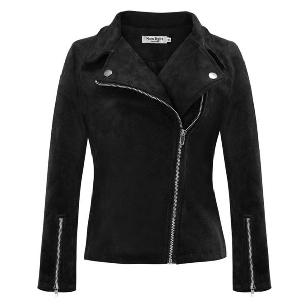 women's jackets suede coats faux leather women windproof autumn winter casual outerwear street female plus size motorcycle, Black;brown
women's jackets suede coats faux leather women windproof autumn winter casual outerwear street female plus size motorcycle, Black;brown