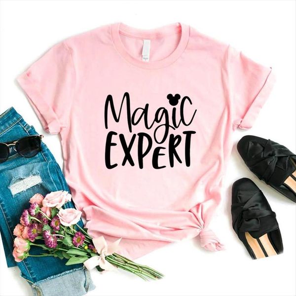 magic expert cotton casual funny womens t shirts yong girl tee fa 9, White
magic expert cotton casual funny womens t shirts yong girl tee fa 9, White