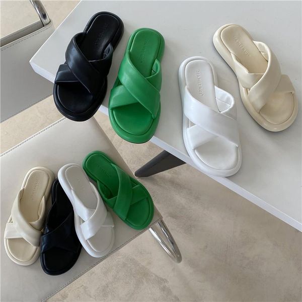 slippers monmoira open toe solid soft sole cross-tied summer sandals 2021 platform outdoor brand design chunky slides shoes women, Black
slippers monmoira open toe solid soft sole cross-tied summer sandals 2021 platform outdoor brand design chunky slides shoes women, Black