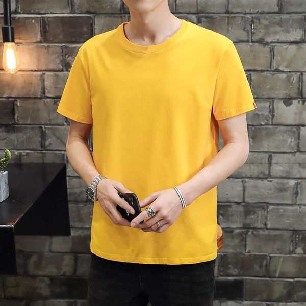 men's t-shirts brand summer 100% cotton t-shirt men casual short sleeve o-neck t shirt comfortable solid color tees, White;black
men's t-shirts brand summer 100% cotton t-shirt men casual short sleeve o-neck t shirt comfortable solid color tees, White;black