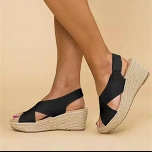 fashion 2021 high heels women shoes peep toe summer platform footwear wedges heel sandal beach zapatillas mujer casa 43 sandals, Black
fashion 2021 high heels women shoes peep toe summer platform footwear wedges heel sandal beach zapatillas mujer casa 43 sandals, Black
