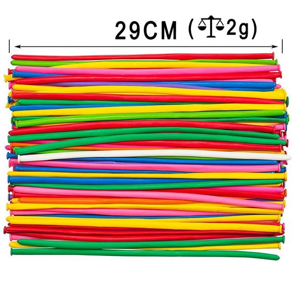 party decoration 2g 100pcs long balloon mixed color kids diy animal clown magic balloons wedding birthday balls
party decoration 2g 100pcs long balloon mixed color kids diy animal clown magic balloons wedding birthday balls