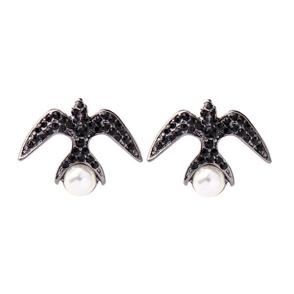 korean fashion stud earring arrival black/silver color swallow for women handmade wholesale gift, Golden;silver
korean fashion stud earring arrival black/silver color swallow for women handmade wholesale gift, Golden;silver