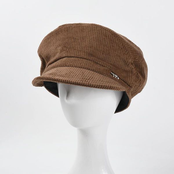 stingy brim hats autumn large edition soft brimmed corduroy octagonal hat female solid color beret literature and art sboy, Blue;gray
stingy brim hats autumn large edition soft brimmed corduroy octagonal hat female solid color beret literature and art sboy, Blue;gray