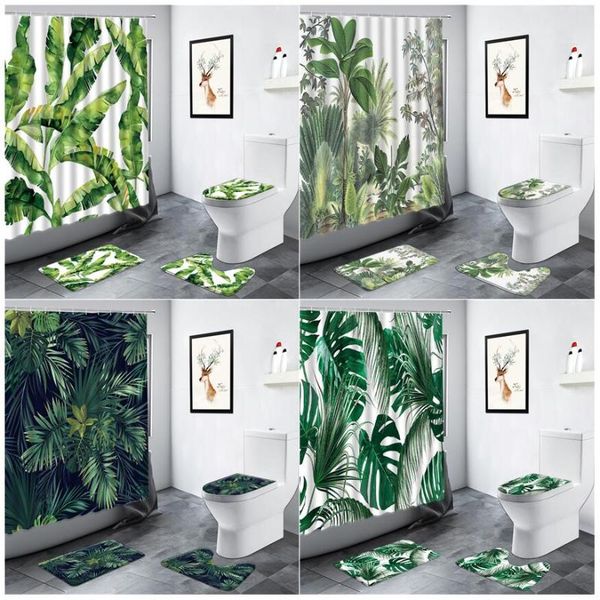 shower curtains tropical plant leaves curtain set green palm leaf monstera scenery bathroom decor carpet non-slip rug toilet lid bath mat
shower curtains tropical plant leaves curtain set green palm leaf monstera scenery bathroom decor carpet non-slip rug toilet lid bath mat
