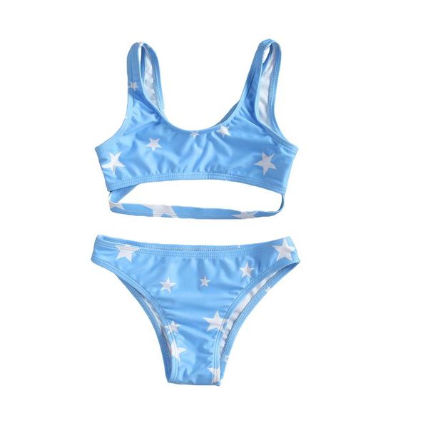 girl summer swimwear star print u-neck spaghetti strap crop panties girls two piece set beachwear kids swim suit clothing sets, White
girl summer swimwear star print u-neck spaghetti strap crop panties girls two piece set beachwear kids swim suit clothing sets, White