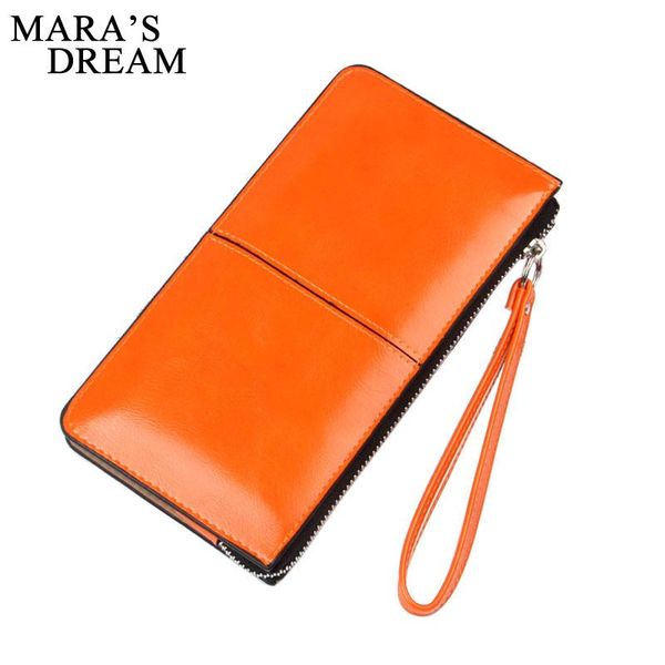 wallets mara's dream women candy oil leather wallet long design day clutch casual lady cash purse hand bag carteira, Red;black
wallets mara's dream women candy oil leather wallet long design day clutch casual lady cash purse hand bag carteira, Red;black