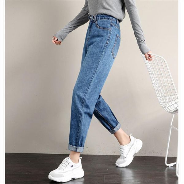 harem autumn high waist women jeans loose plus size blue grey pocket ankle length denim pant s 2xl
harem autumn high waist women jeans loose plus size blue grey pocket ankle length denim pant s 2xl