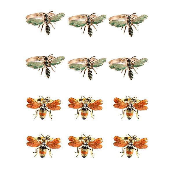 6pcs the napkin buckle ring alloy insect drip diamond paper towels rings
6pcs the napkin buckle ring alloy insect drip diamond paper towels rings