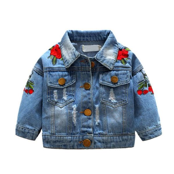 jackets children baby girl's fashion flower printed long-sleeved denim jacket children's casual coat outwear 1-6t, Blue;gray
jackets children baby girl's fashion flower printed long-sleeved denim jacket children's casual coat outwear 1-6t, Blue;gray