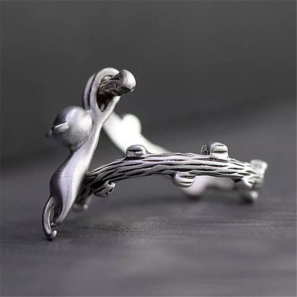 cute kitty climbing branch metal personality adjustable ring fine jewelry for women party elegant accessories black friday mrb9, Slivery;golden
cute kitty climbing branch metal personality adjustable ring fine jewelry for women party elegant accessories black friday mrb9, Slivery;golden