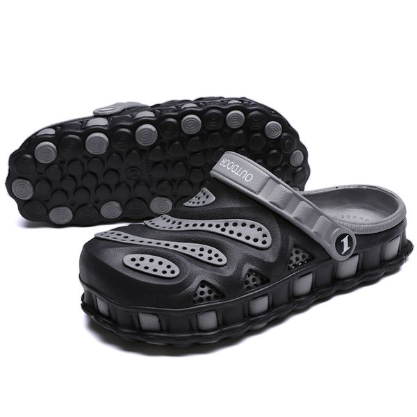 high 2023 arrival wholesale new quality men slippers summer beach hole shoes fashion personality sandals platform flat flip flop 22ss-1, Black
high 2023 arrival wholesale new quality men slippers summer beach hole shoes fashion personality sandals platform flat flip flop 22ss-1, Black