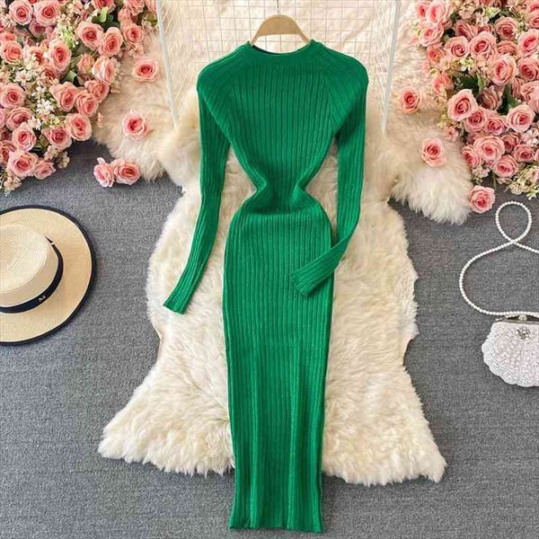 singreiny women shiny knitted dress long sleeve o neck elastic slim pencil dresses autumn bodycon streetwear sweater dress, Black;gray
singreiny women shiny knitted dress long sleeve o neck elastic slim pencil dresses autumn bodycon streetwear sweater dress, Black;gray
