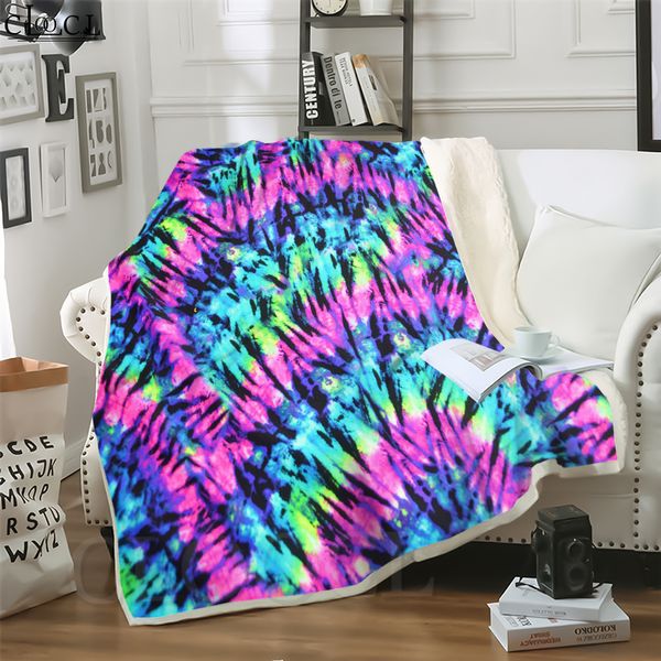 cloocl blankets colorful tie-dye 3d digital print air conditioning travel throw blanket teens plush quilt
cloocl blankets colorful tie-dye 3d digital print air conditioning travel throw blanket teens plush quilt