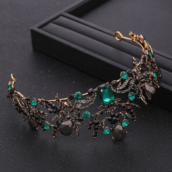 vintage bridal crown green rhinestone crystal crown wedding hair accessories jewelry princess headdress bridal tiara accessoriesdio chan con, Golden;white
vintage bridal crown green rhinestone crystal crown wedding hair accessories jewelry princess headdress bridal tiara accessoriesdio chan con, Golden;white