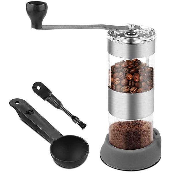 manual coffee grinder, portable grinder , conical ceramic burr stainless steel mill for espresso grinders
manual coffee grinder, portable grinder , conical ceramic burr stainless steel mill for espresso grinders