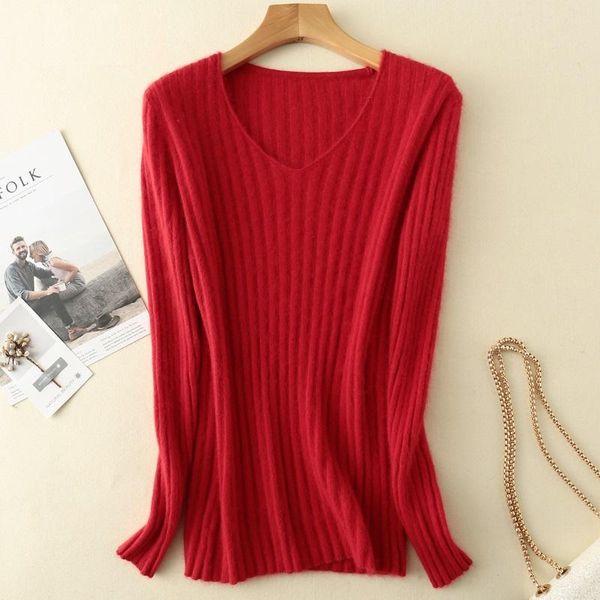 women's sweaters warm pure mink cashmere and pullovers women winter high elasticity soft sweater v-neck female basic wa657, White;black
women's sweaters warm pure mink cashmere and pullovers women winter high elasticity soft sweater v-neck female basic wa657, White;black