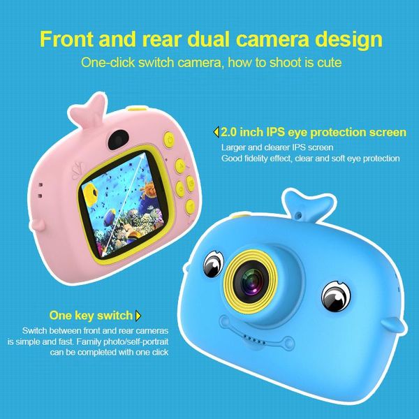 children's 2000w camera cartoon toy dual full hd portable digital 2 inches ips screen po gift cameras
children's 2000w camera cartoon toy dual full hd portable digital 2 inches ips screen po gift cameras
