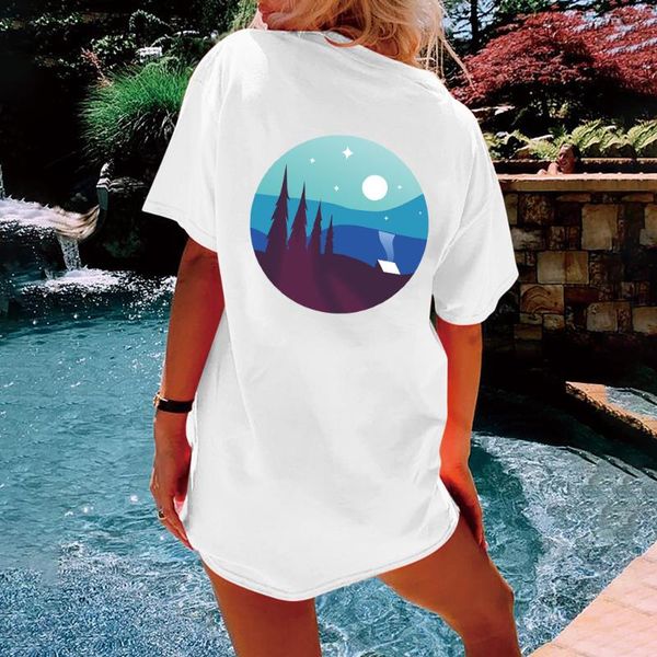 women's t-shirt women tshirt crew neck graphic tees shirt femme dorp shoulder summer loose 2021 woman tshirts y2k, White
women's t-shirt women tshirt crew neck graphic tees shirt femme dorp shoulder summer loose 2021 woman tshirts y2k, White