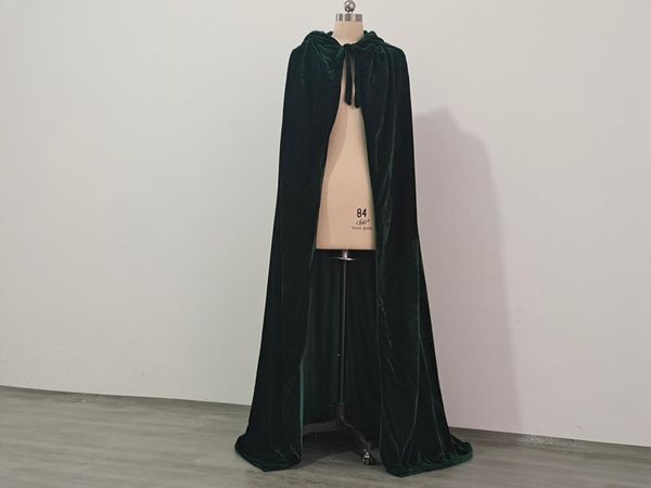 wraps & jackets spring wedding velvet cape hooded cosplay long winter accessories, White
wraps & jackets spring wedding velvet cape hooded cosplay long winter accessories, White